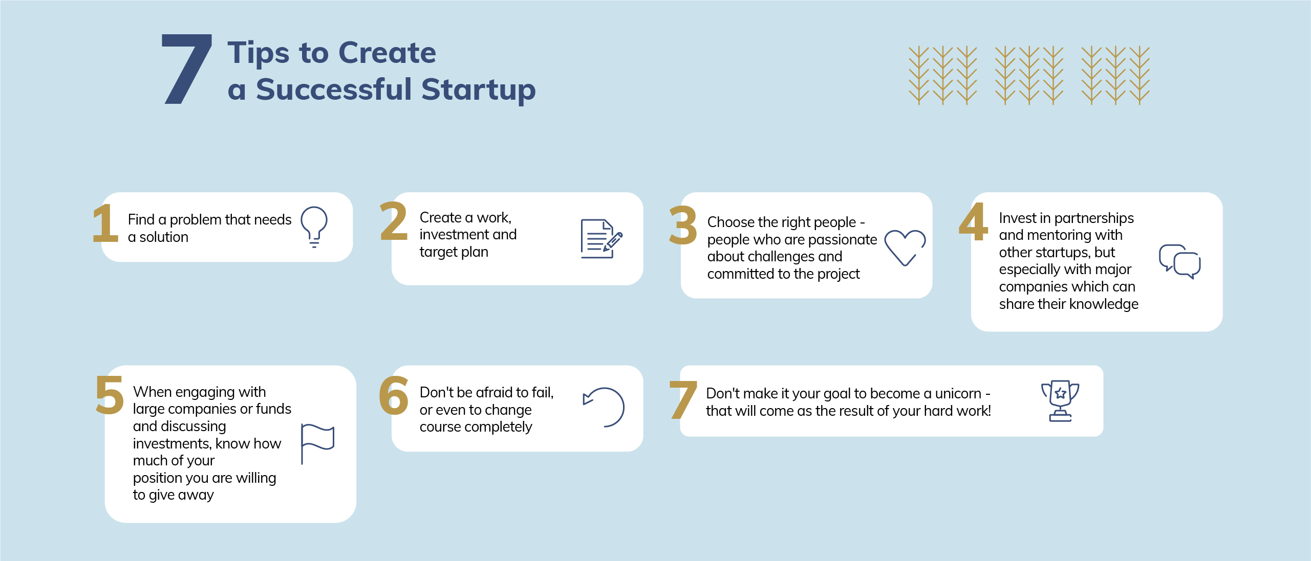7 tips to create a successful startup