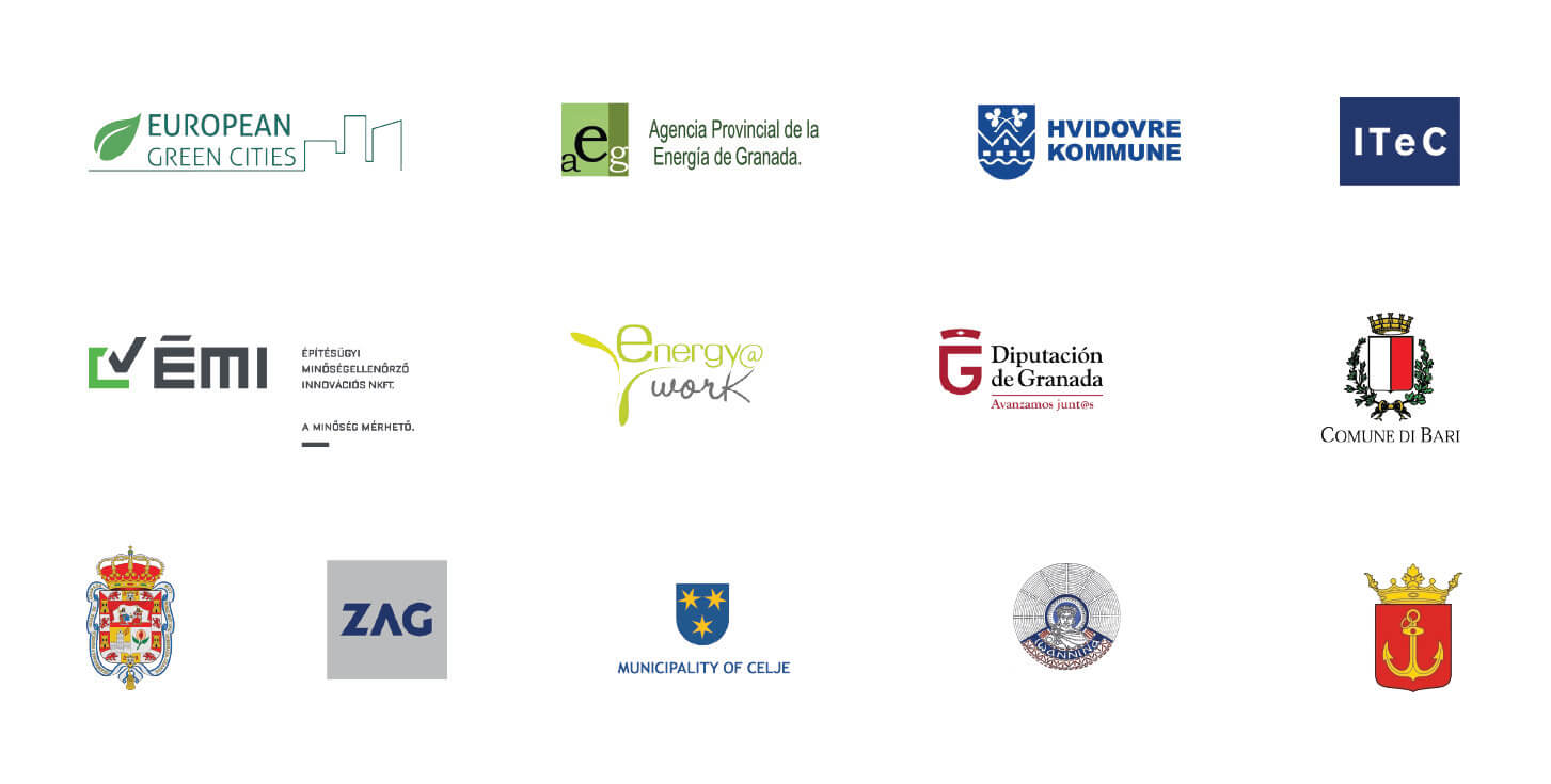 Logos of Pocityf Fellowcities’ partners