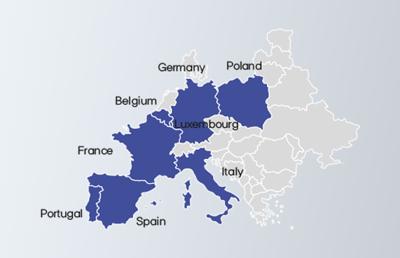 solar dg map of edp in europe