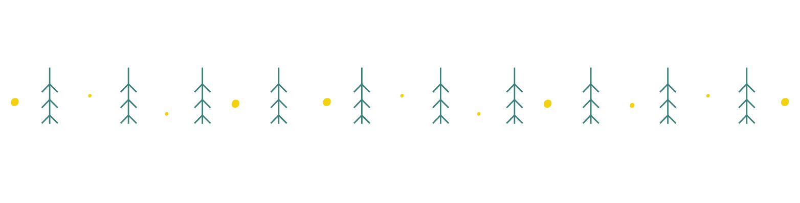 ilustração de árvores de natal