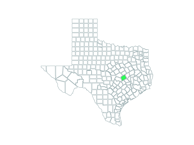 A map showing the location of Cattlemen Solar Park