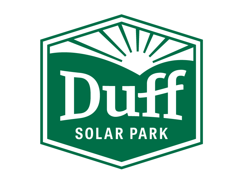 logo of duff solar park