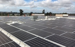Photo of Scripps Health Systems solar project in North America