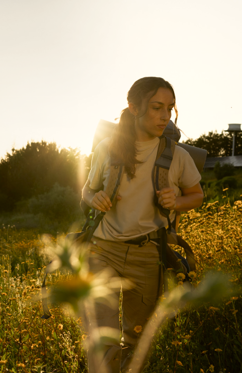 Illustration showing solar energy reaching homes, businesses, and communities worldwide.