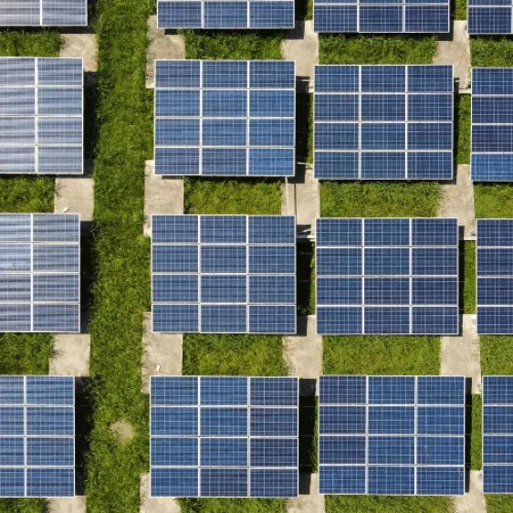 Solar panels as a form of green energy