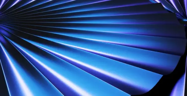 Imagem abstrata de cores azuis