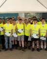 Los alumnos con sus diplomas tras finalizar la formación de EDP
