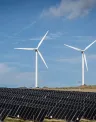 Parque híbrido eólico y solar de EDP en Ávila