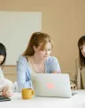 image group of  women talking
